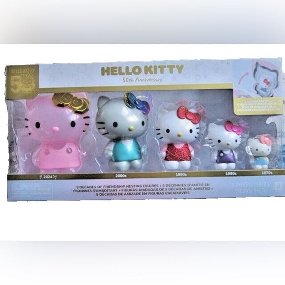 Hello Kitty Other - HELLO KITTY ~ 50th Anniversary ~ Nesting Figures ~ 5 Pc ~  COLLECTIBLE! IN HAND!